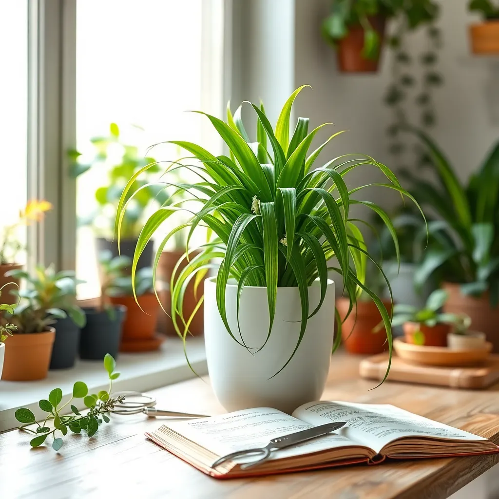 Spider Plant (Chlorophytum comosum)