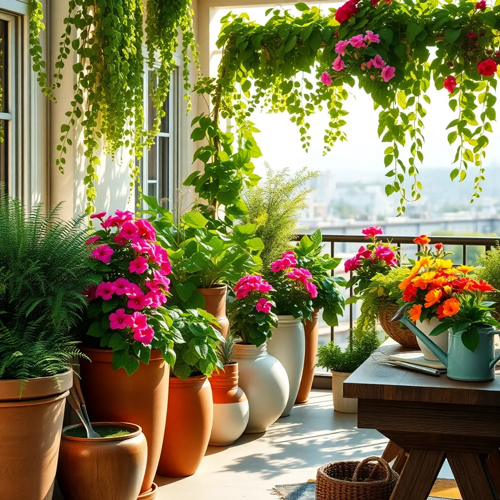 Select Suitable Plants and Pots
