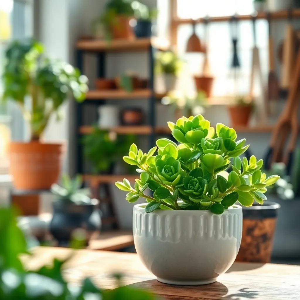 Jade Plant (Crassula ovata)