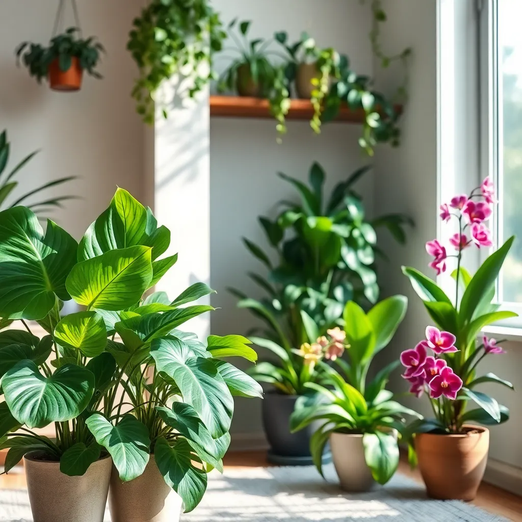 Arranging Plants for Visual Appeal