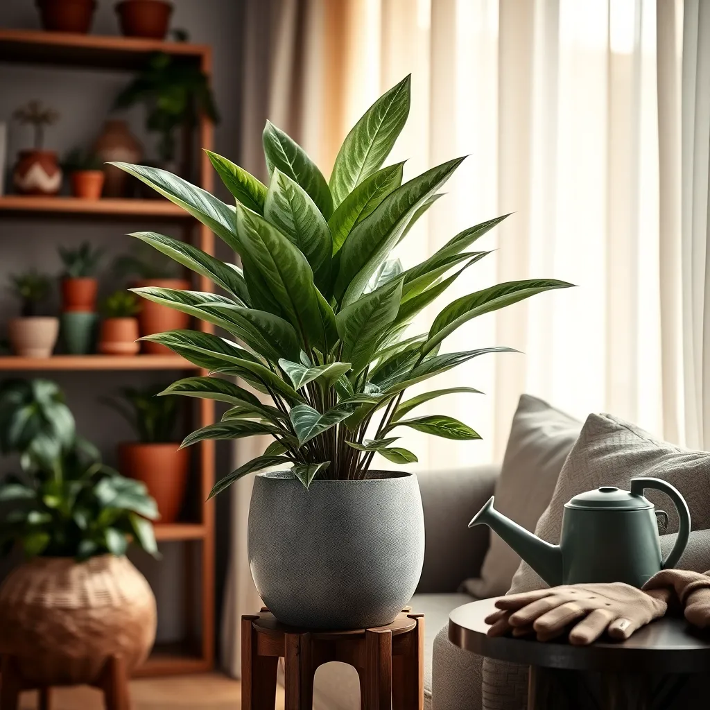 Chinese Evergreen (Aglaonema commutatum)