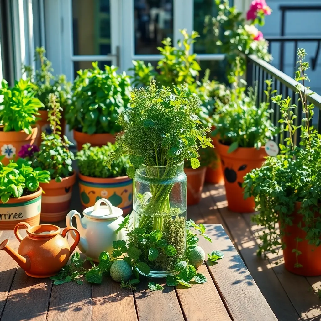Utilize Herbs for Functional Decor
