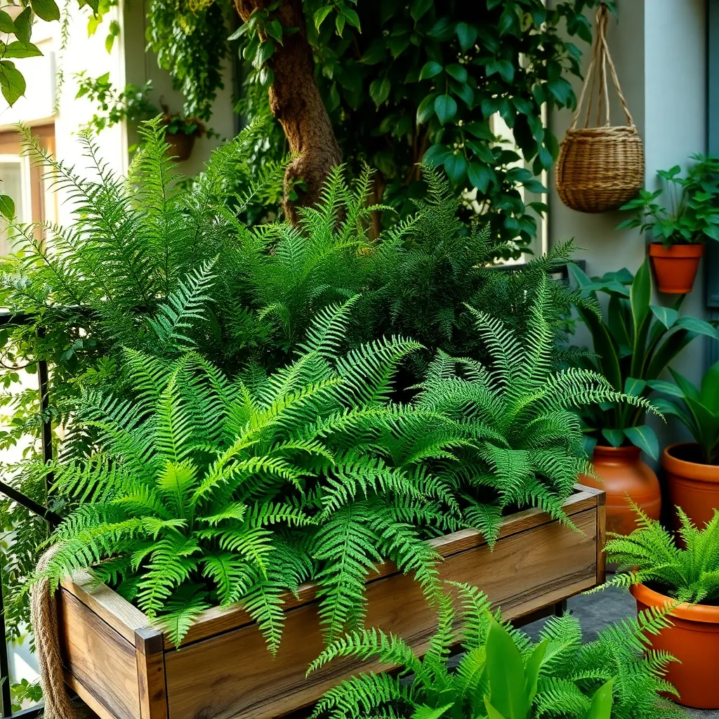 Shade-Tolerant Ferns (Lush Greenery for Low Light)