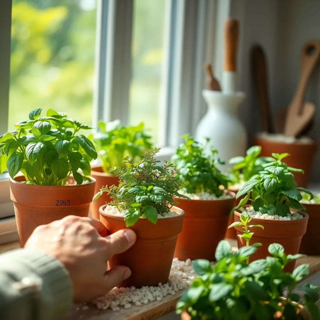 Use Lightweight Potting Mix