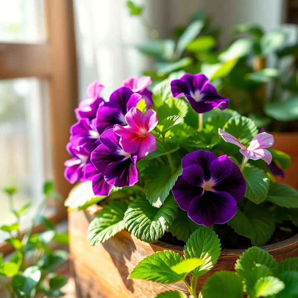 African Violet (Saintpaulia ionantha)
