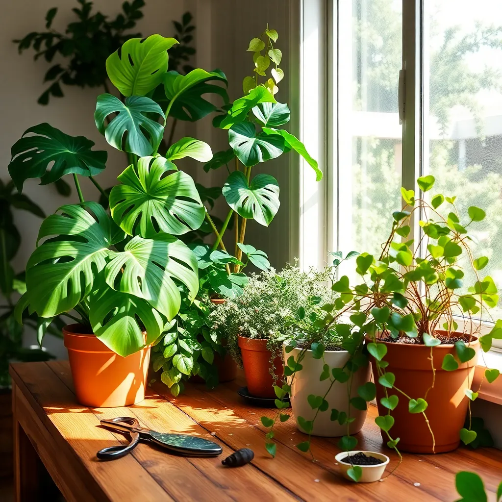 Prune and Clean Plants