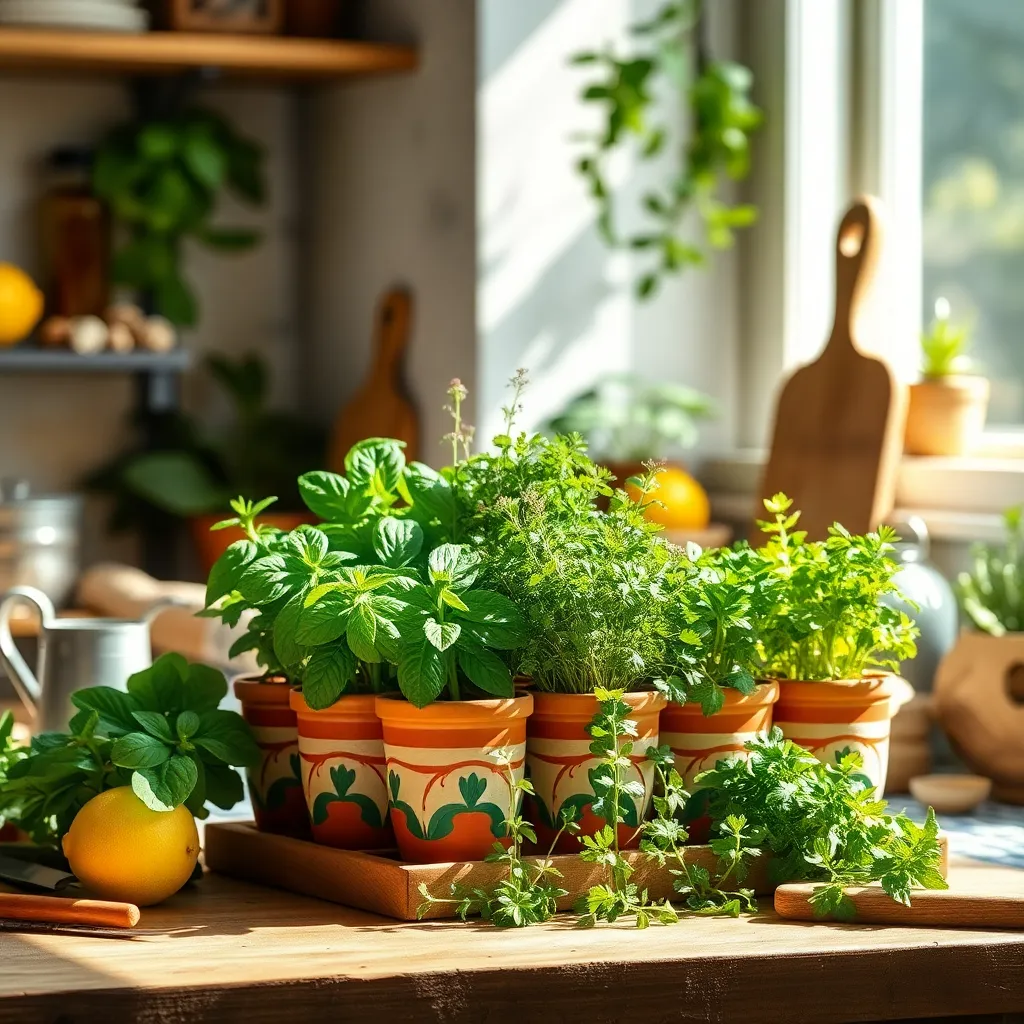 Herb Kit (Compact and Kitchen-Friendly for Fresh Flavors)