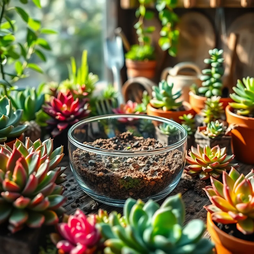 Simple Soil Mix for Succulents