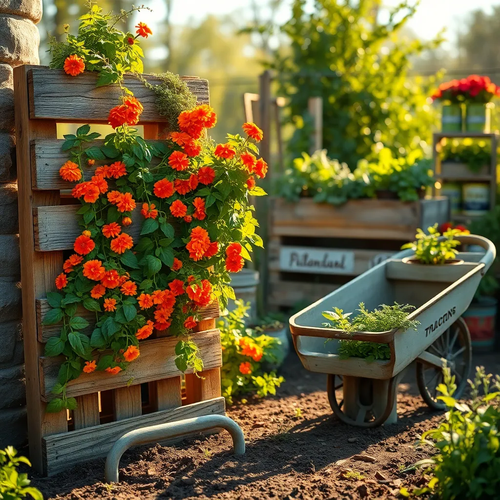 Utilize Recycled Gardening Materials