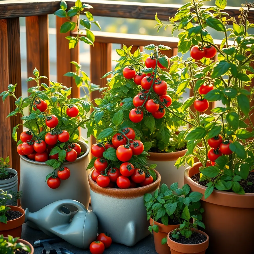 Cherry Tomato Varieties (Compact Growth for Limited Spaces)