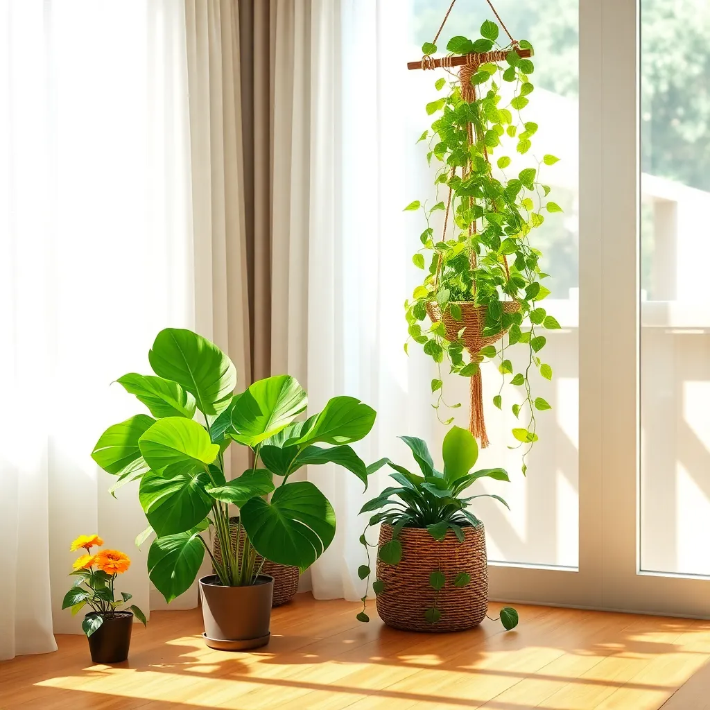 Position Plants Near Natural Light