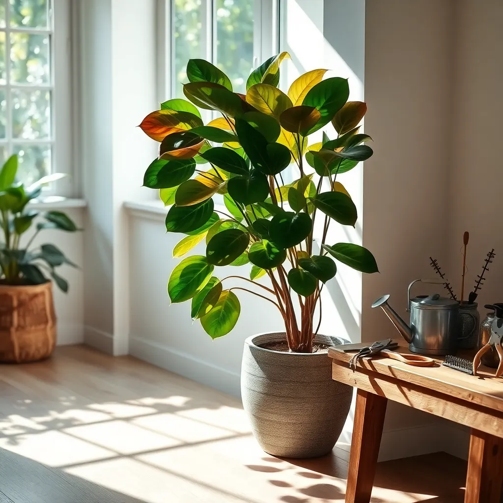 Rubber Plant (Ficus elastica)
