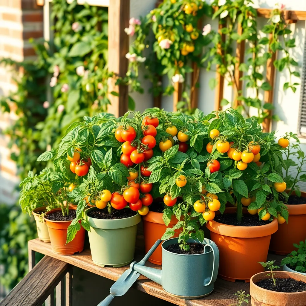 Select Compact Tomato Varieties