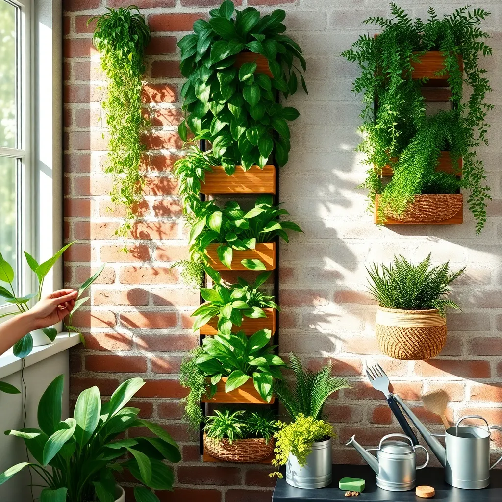 Create a Vertical Plant Wall