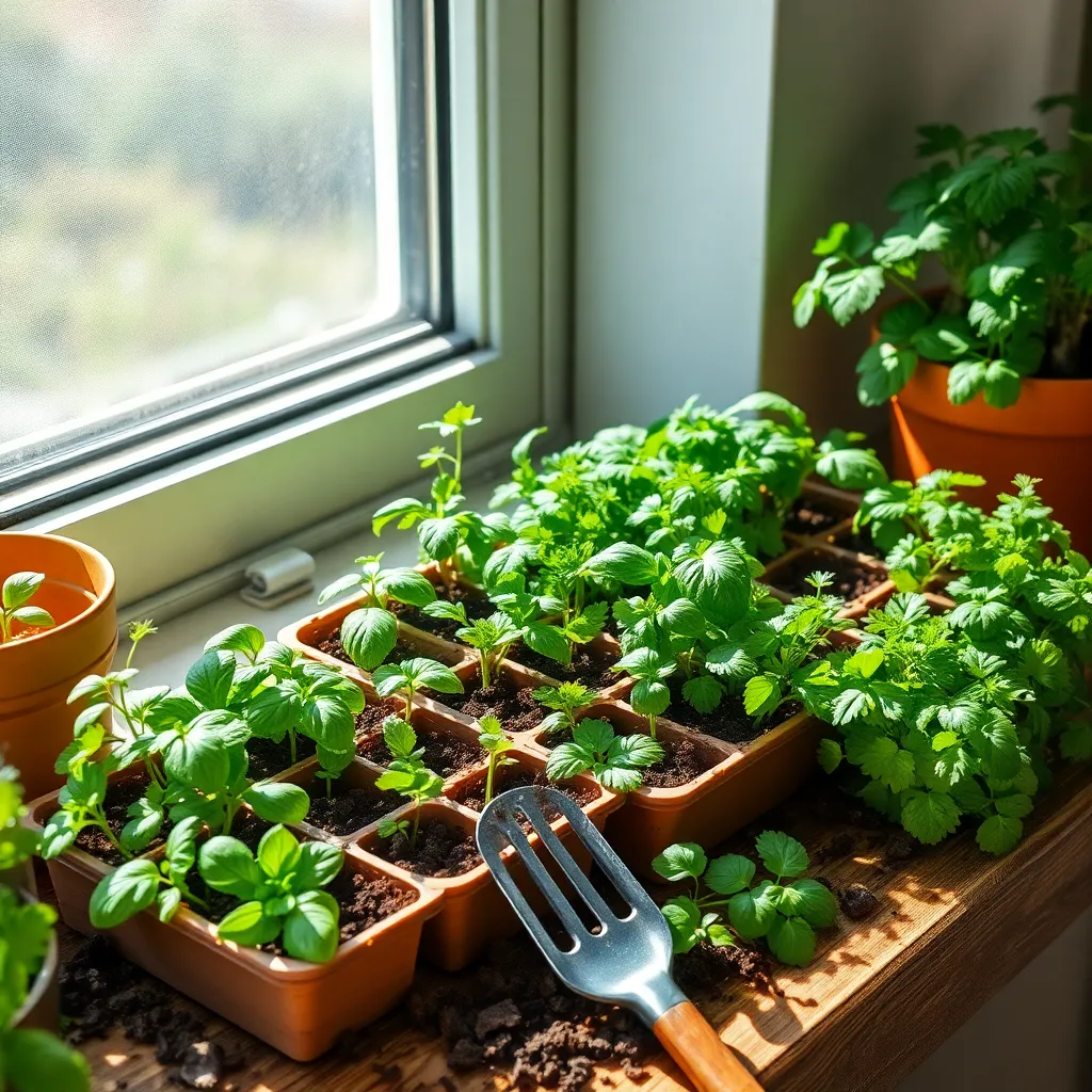 Start Herbs from Seed Indoors
