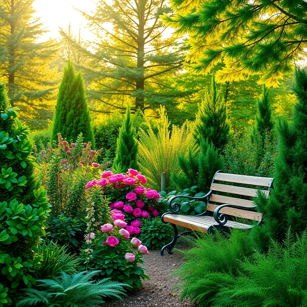 Incorporate Evergreen Foliage