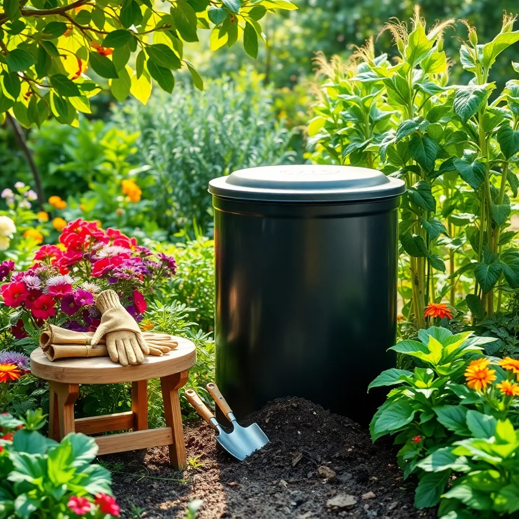 Compost Tumbler (Efficient Waste Recycling)