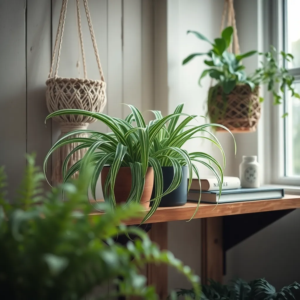 Spider Plant (Chlorophytum comosum)