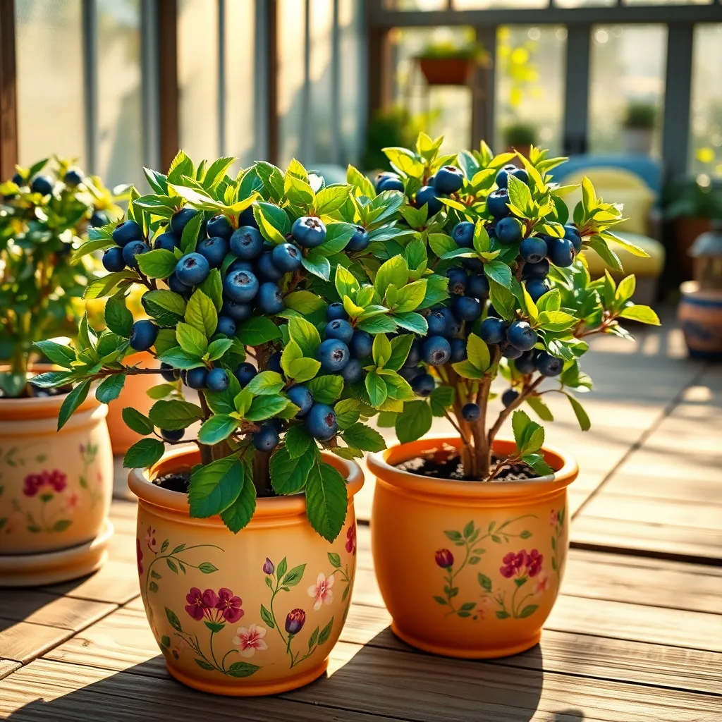 Dwarf Blueberry Bushes (Perfect for Patio Pots)