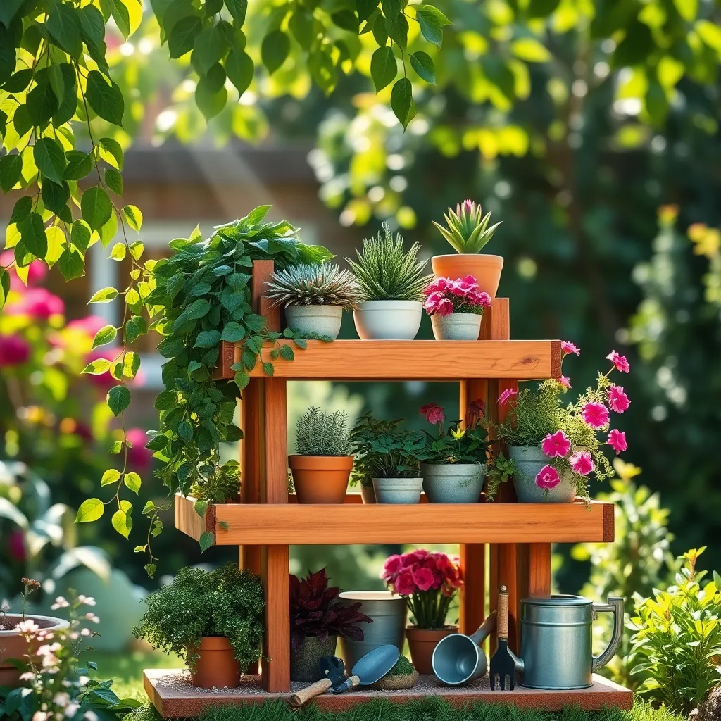Design a Tiered Plant Stand