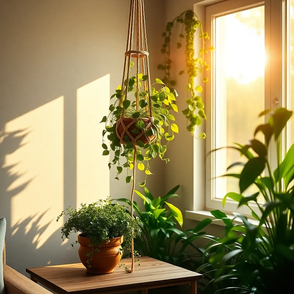 Build a Hanging Macrame Display