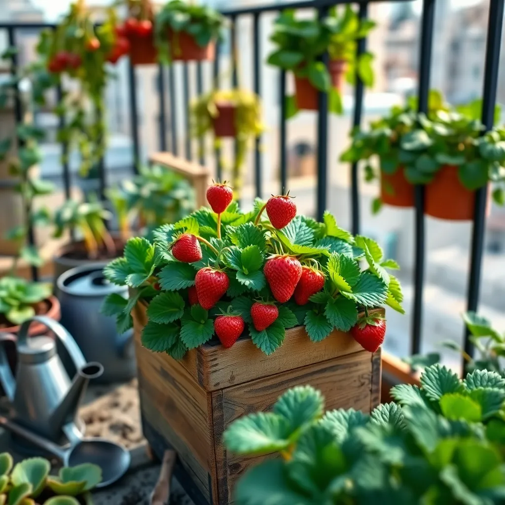 Container Strawberries (Compact & High Yield)