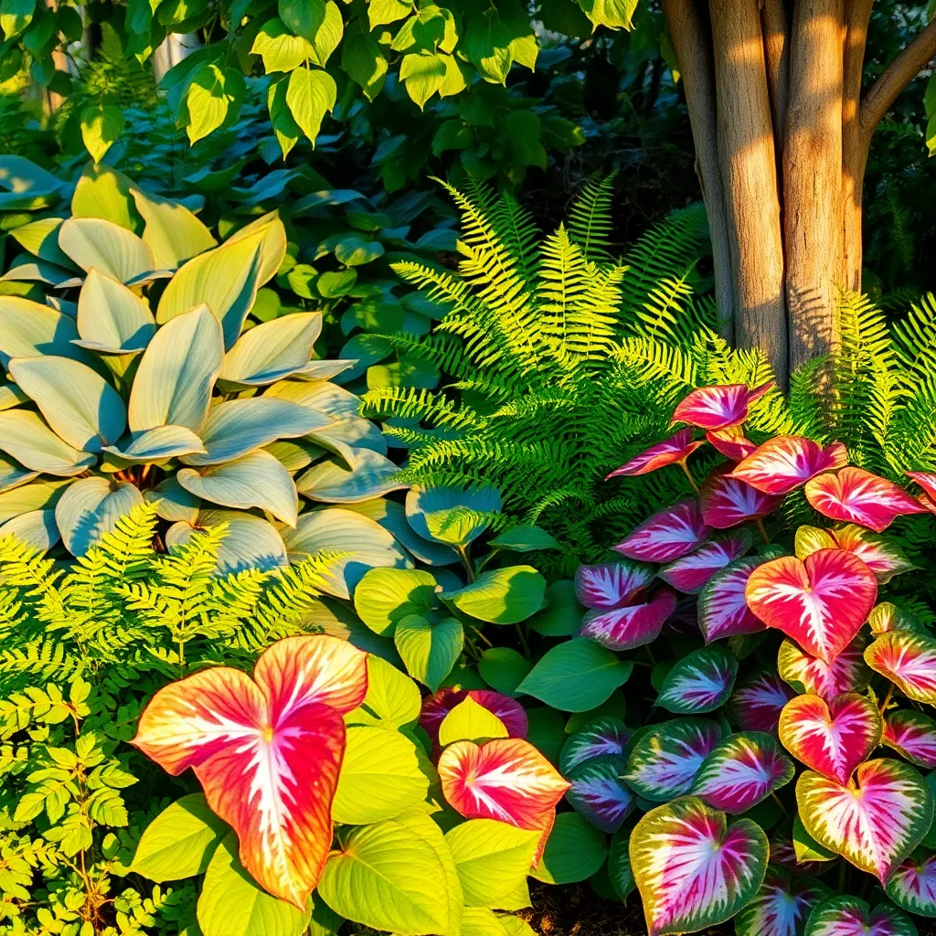Colorful Foliage for Dim Corners