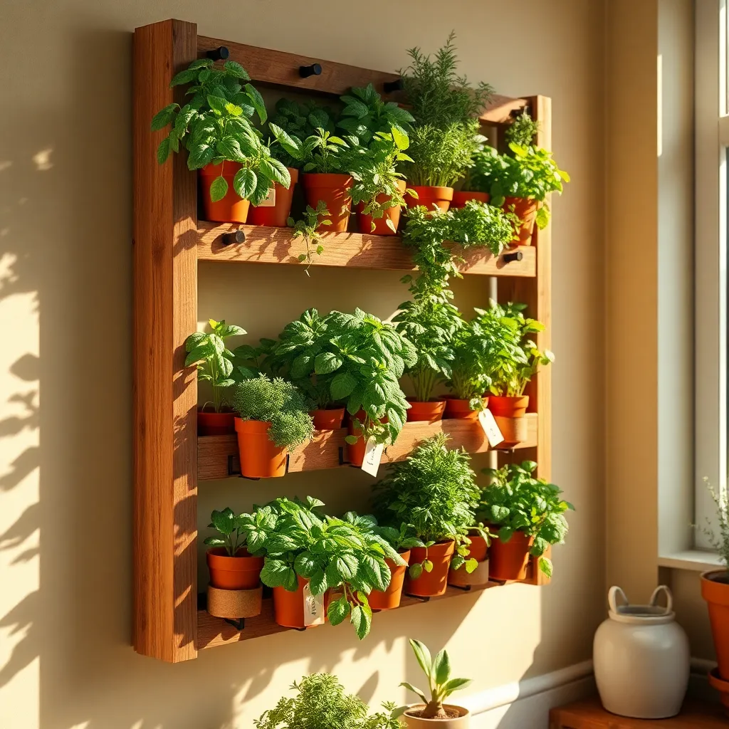 Utilize Vertical Planter Racks