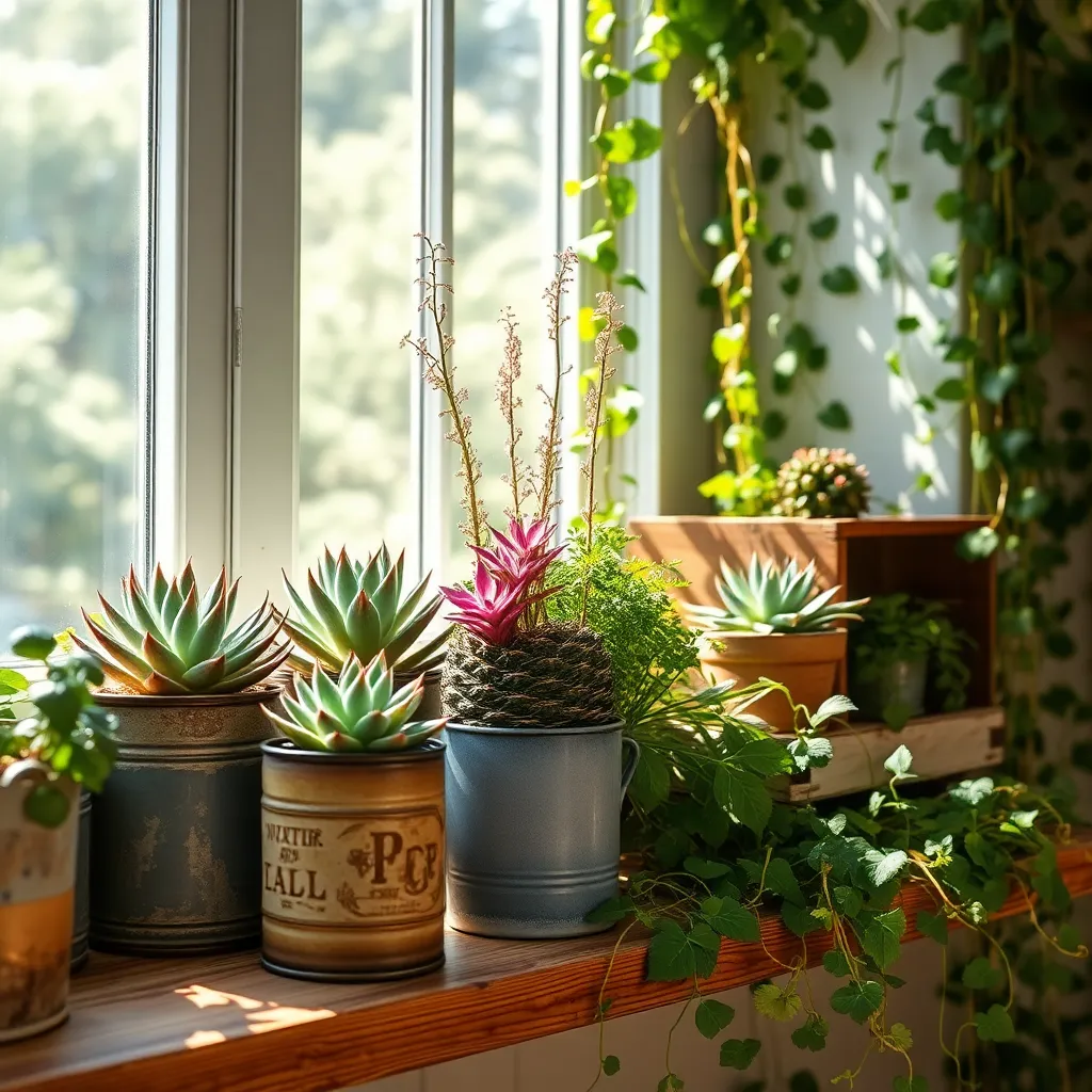 Repurpose Containers as Plant Pots