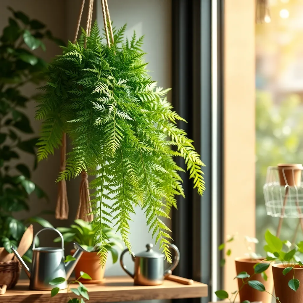 Boston Fern (Nephrolepis exaltata)