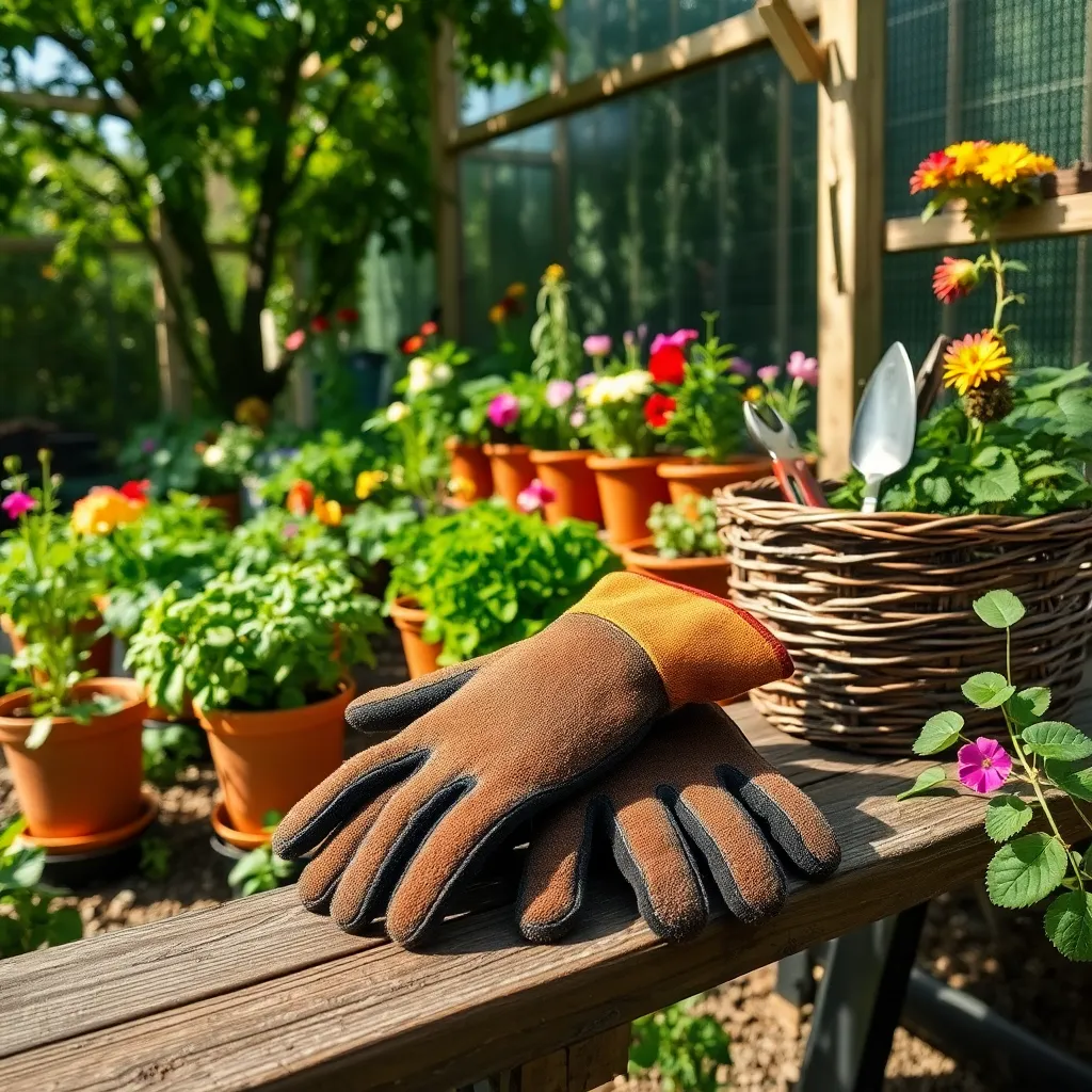 Heavy-Duty Gardening Gloves (Durable Protection)