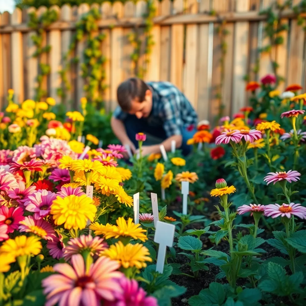 Plant Flowers at Optimal Spacing