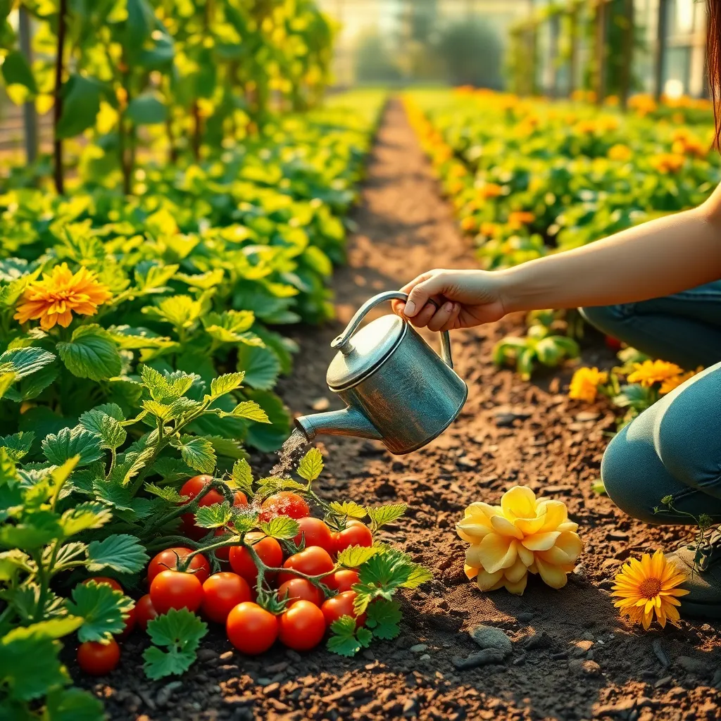 Implement a Consistent Watering Schedule