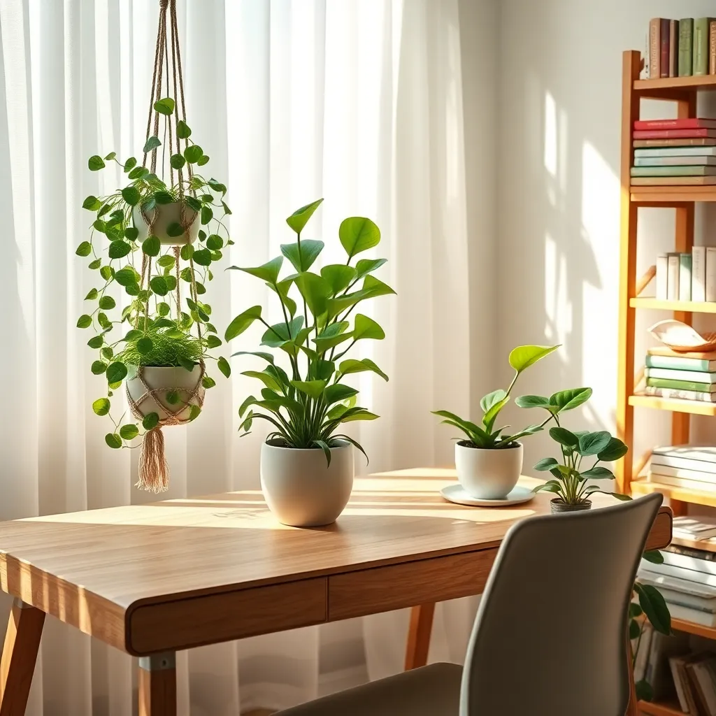 Home Office Plant Accents