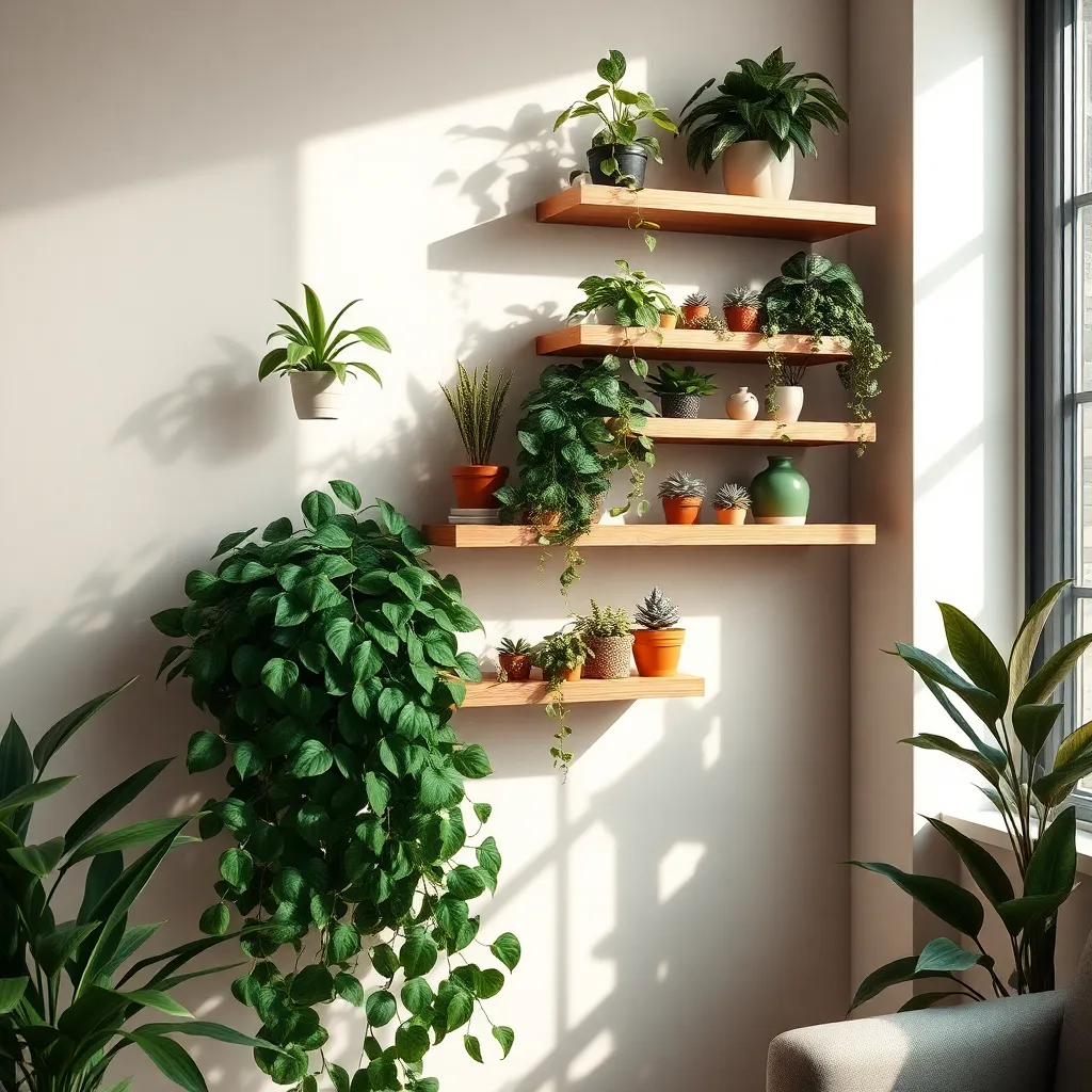 Use Floating Shelf Displays
