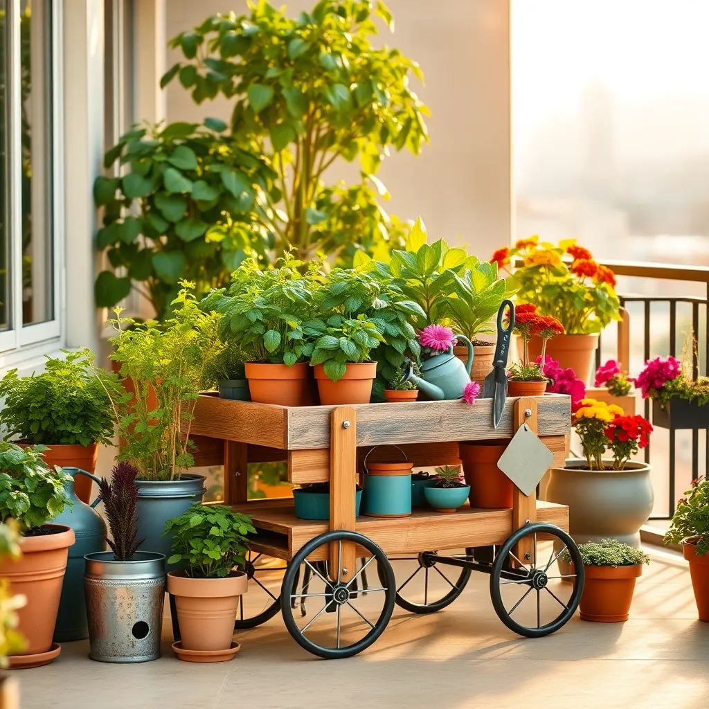 Create a Mobile Container Garden