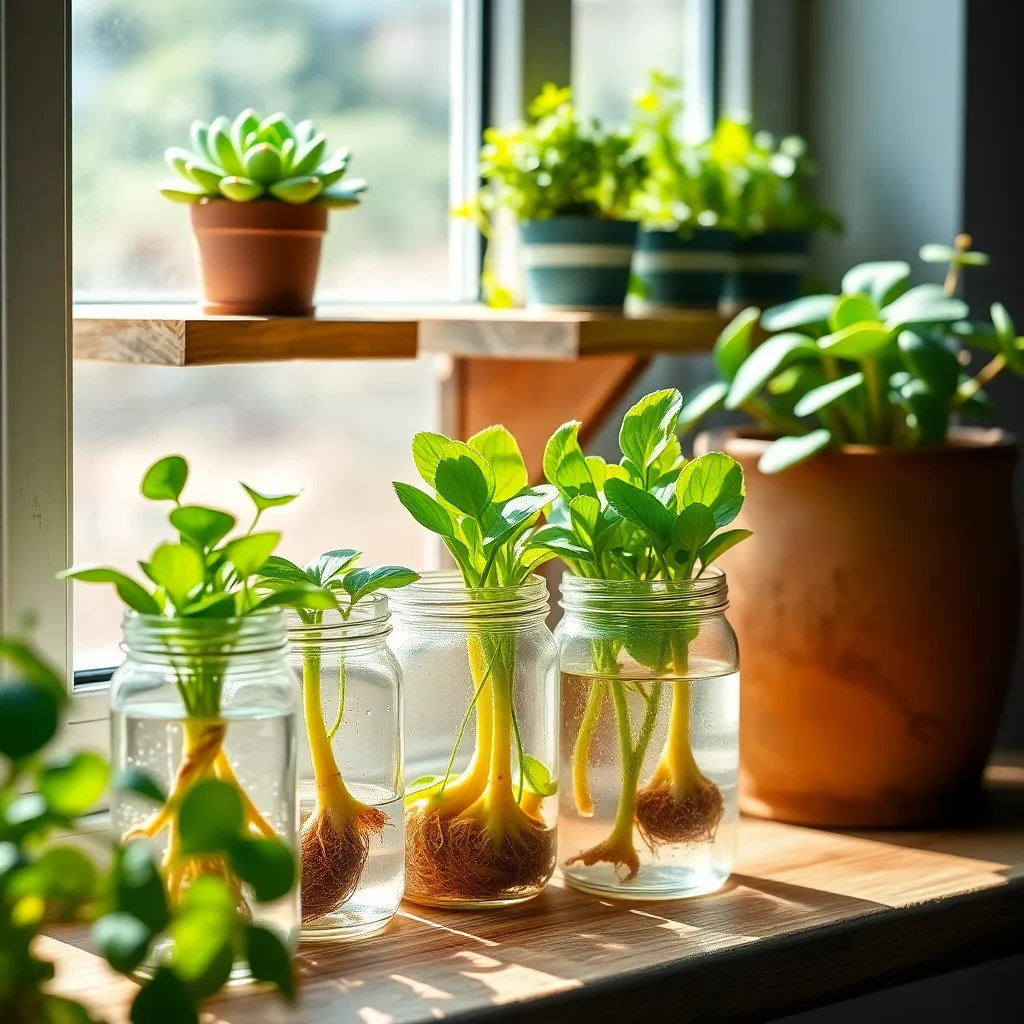 Propagate Cuttings to Expand Greenery