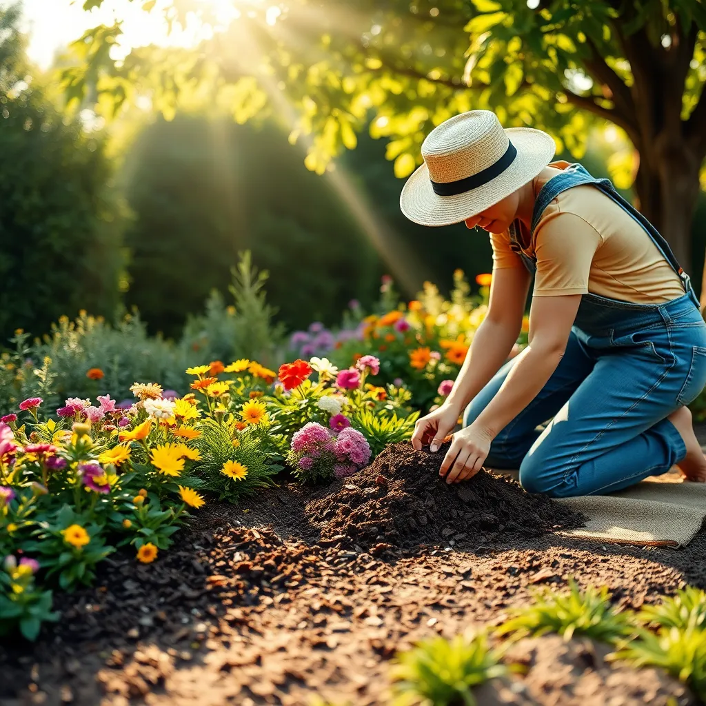 Add Mulch for Weed Control