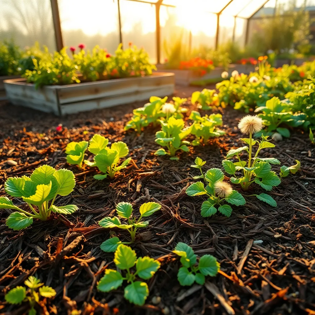 Mulching Technique (Moisture Retention and Weed Control)