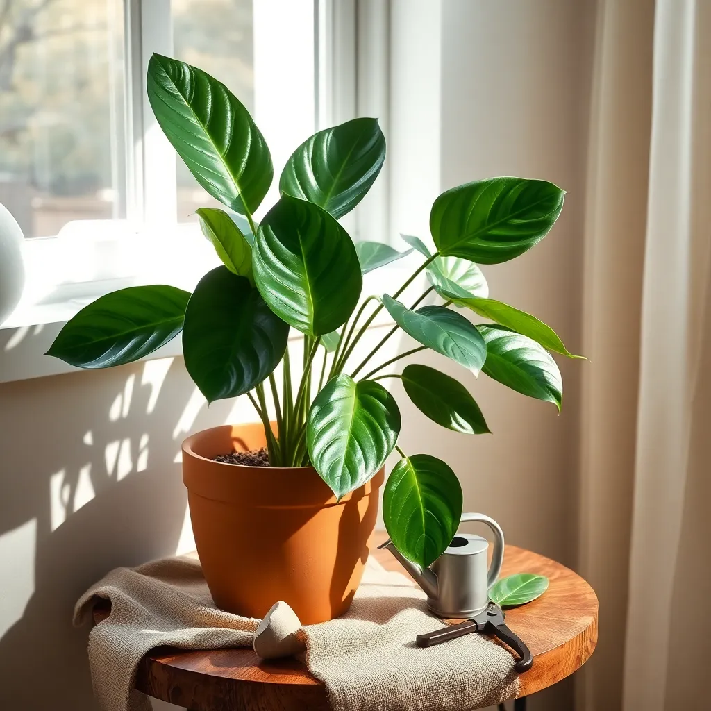 Rubber Plant (Ficus elastica)