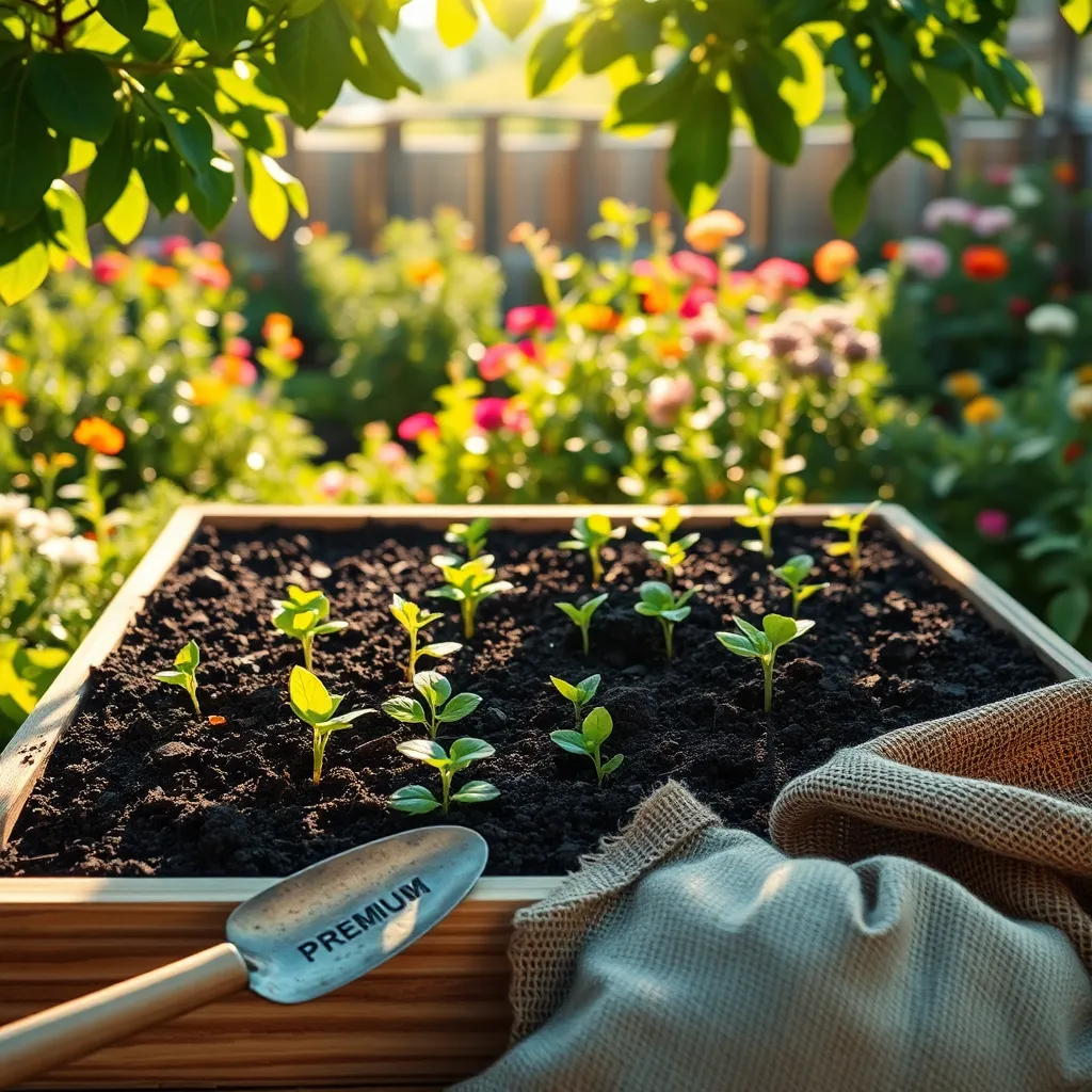 Fill with Quality Soil Mix