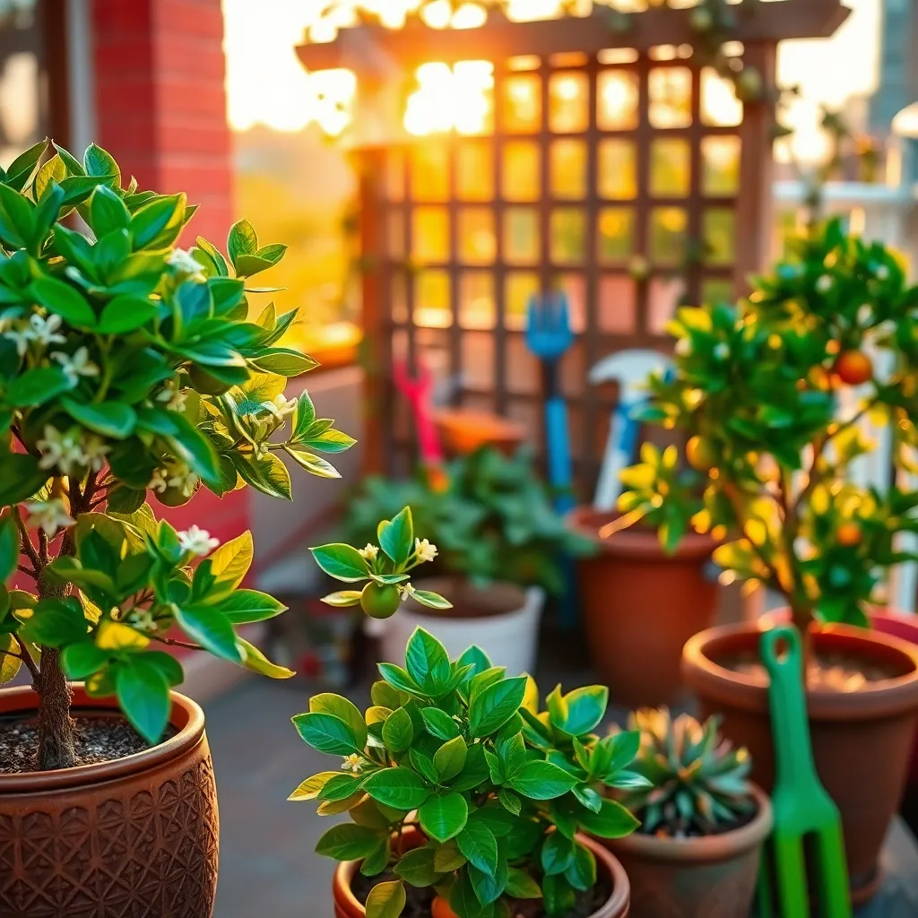 Dwarf Citrus Trees (Fragrant and Fruity Appeal)