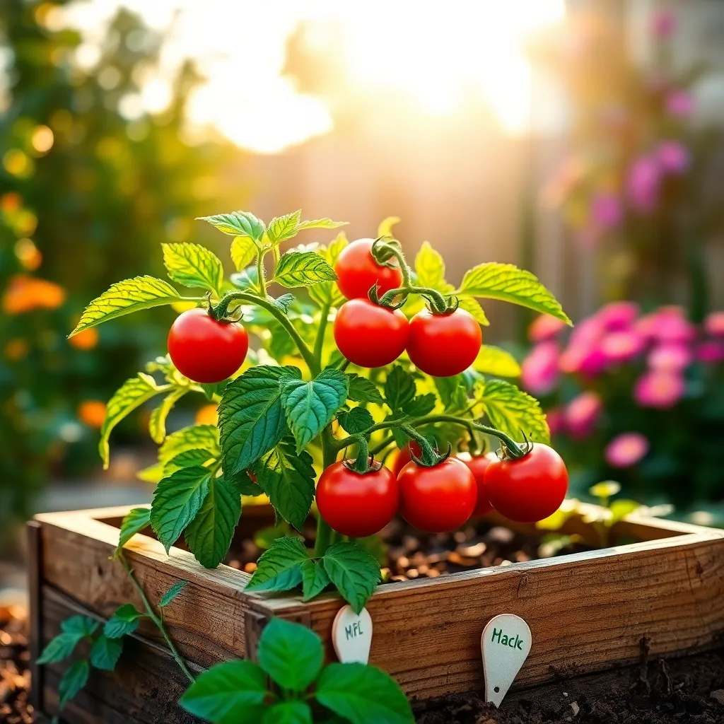 Cherry Tomatoes (Compact and High Yield)