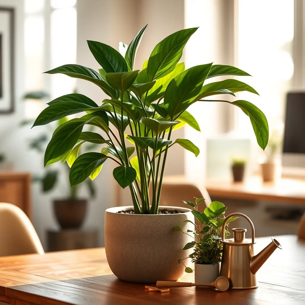 ZZ Plant (Low-Maintenance Resilience)