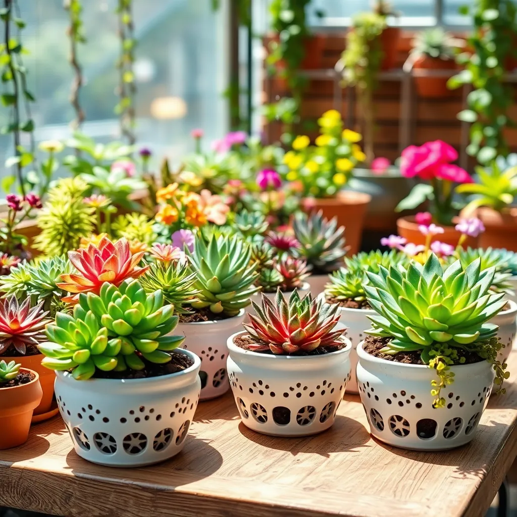Self-Watering Planters (Low-Maintenance)