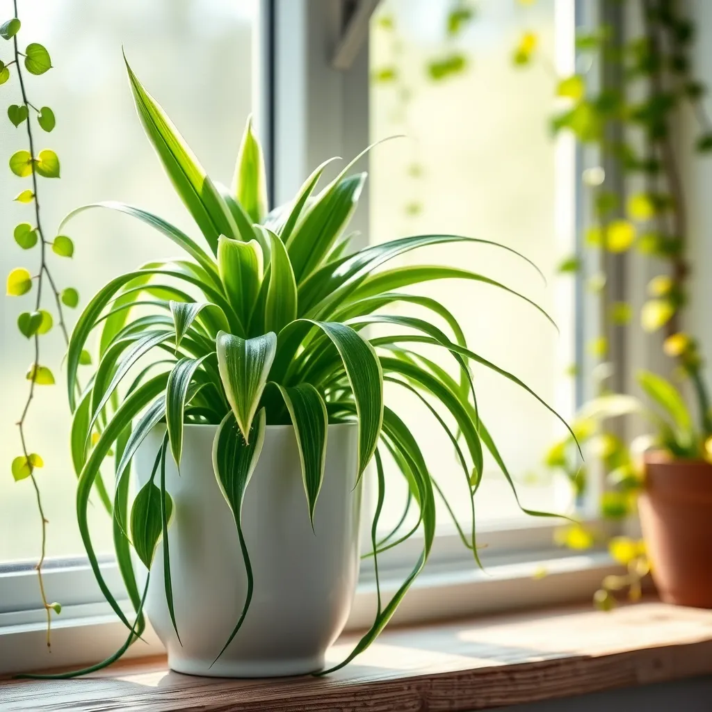 Spider Plant (Chlorophytum comosum)