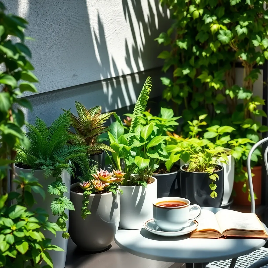 Self-Watering Pots (Space-Saving and Low Maintenance)