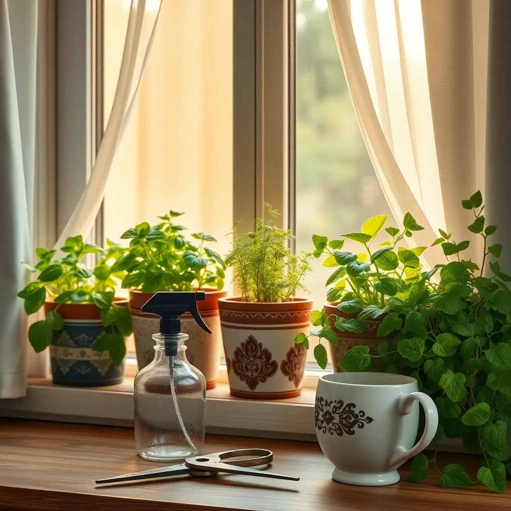 Craft Window Sill Gardens