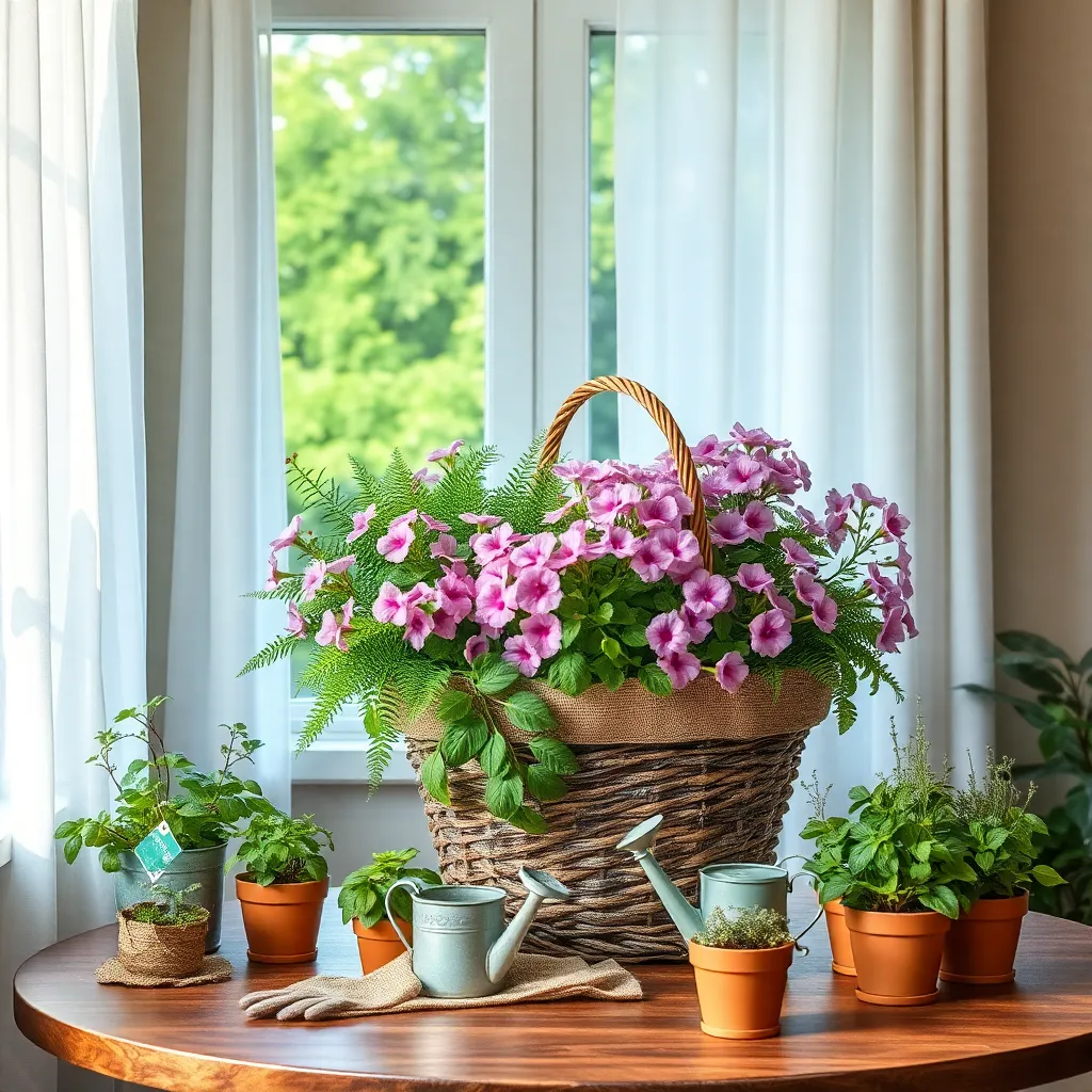 Line Baskets for Rustic Displays